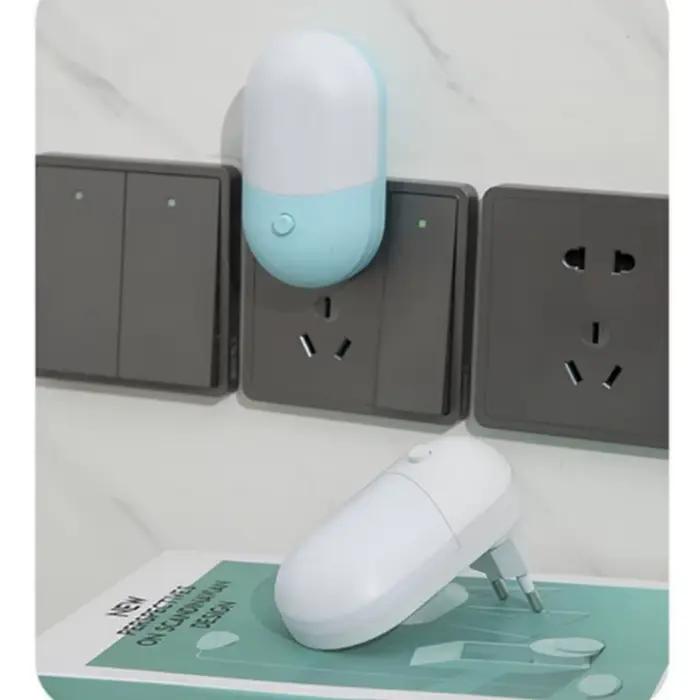 HHLZYH 3W économie d'énergie veilleuse enfichable LED prise d'alimentation lampe éclairage intérieur