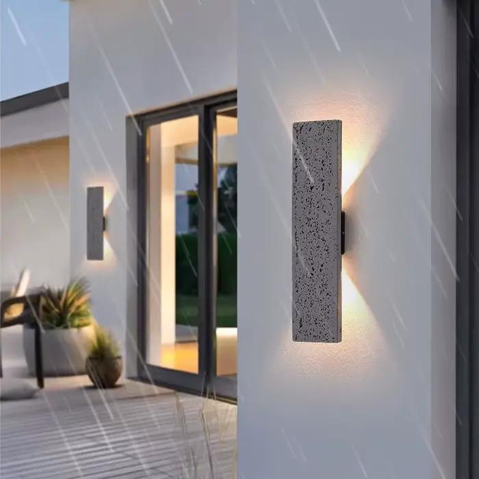 LED extérieur porche appliques murales en aluminium