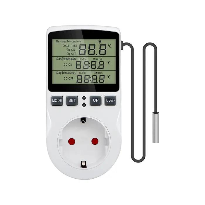 Prise de minuterie de Thermostat numérique LCD