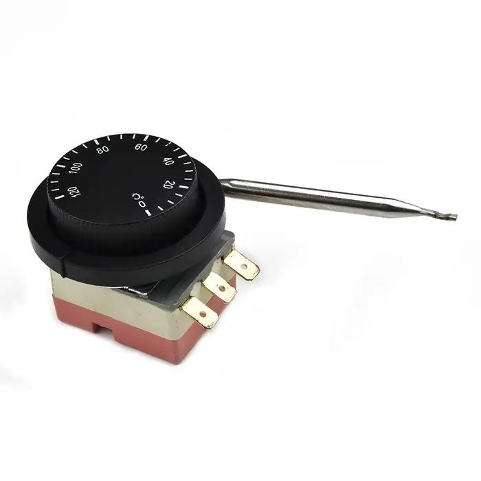 1x radiateur de commutateur de thermostat de ventilateur électrique 0 ℃ ~120 ℃ Accessoires de voiture de mastic de