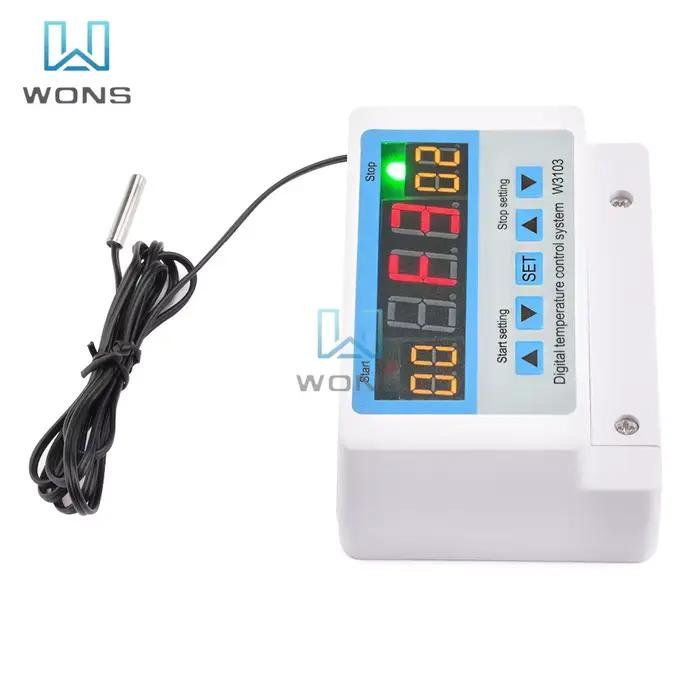Thermostat numérique W3103 12V 300W 24V 600W 220V