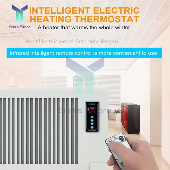 Thermostat de chaleur électrique Intelligent AC110V-220V 2500W