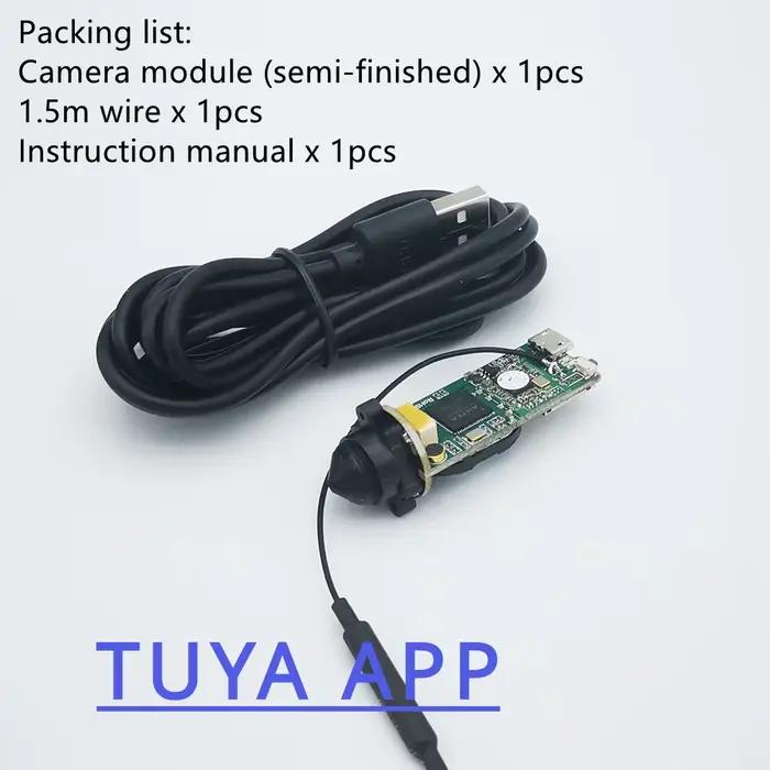 Mini Module de caméra Tuya, bricolage, petite caméra IP sans fil 1080P, Chipset de sécurité PCB P2P,