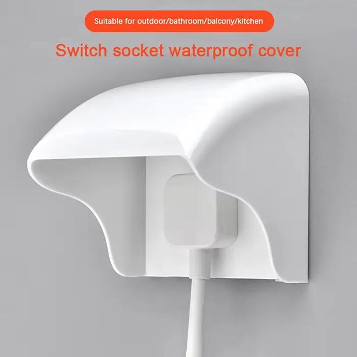 Boîte étanche universelle couvercle de prise électrique murale transparent protection pour interrupteur extérieur résistance aux intempéries et protection solaire matériaux ignifuges et isolation imperméable installation facile et design moderne