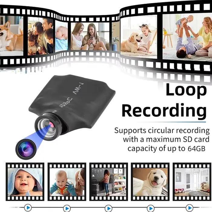 Caméra IP CUGUU Mini Caméra de Surveillance avec Détection de Mouvement pour Maison Bureau et Moniteur de Sommeil de Bébé Occasions Spéciales