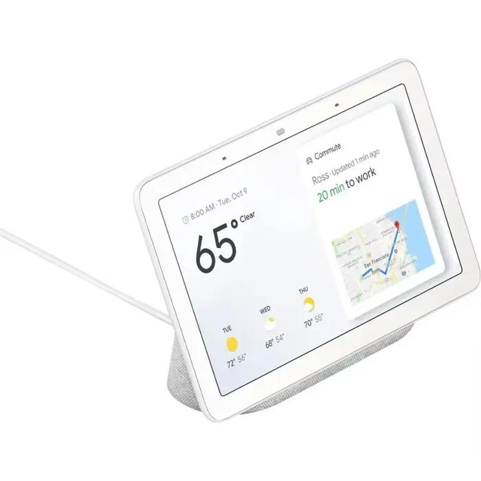 Contrôleur de maison intelligente Google Nest Hub avec Google Assistant et haut-parleurs Bluetooth pour une maison connectée et une vie numérique simplifiée
