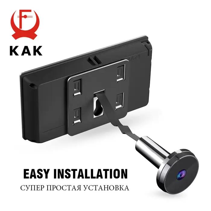 KAK – caméra de porte numérique 3.5 pouces