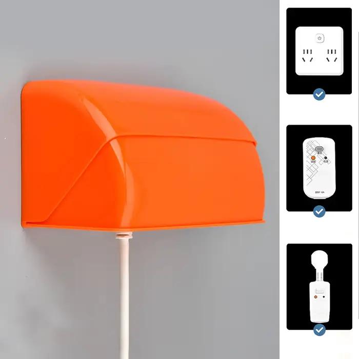 Boîte étanche auto-arrosable en cuir synthétique pour prise murale, couvercle de prise électrique, double interrupteur, protection contre les éclaboussures, type 86 pour diverses pièces et occasions spéciales