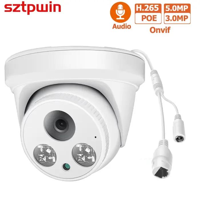 5MP 3MP dôme POE H.265 1080P CCTV caméra IP ONVIF détection de visage pour système POE NVR Surveillance de sécurité intérieure XMEYE