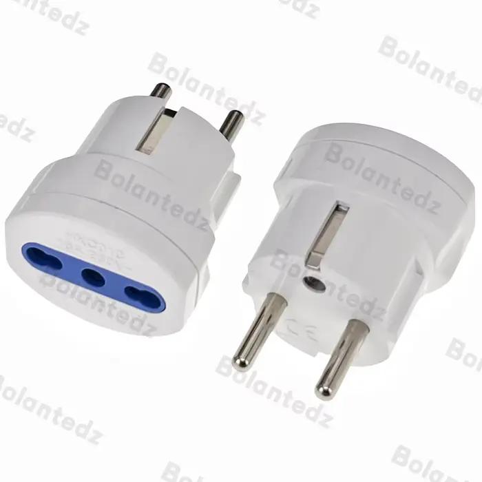 Adaptateur de Prise International Bolantedz Léger et Sécuritaire Pour Voyages Europe Italie France Corée Russie Occasions Spéciales