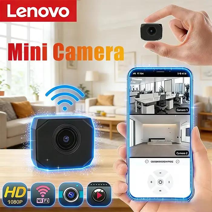 Mini Caméra Portable Lenovo Étanche Surveillance à Distance 4K HD WiFi Nouvelle Caméra Vidéo Surveillance Sécurité Maison Intelligente Occasions Spéciales