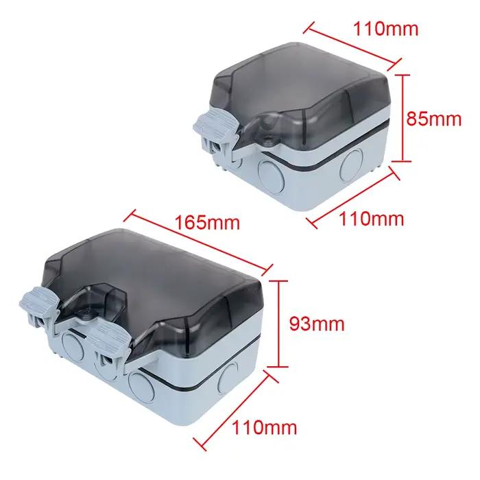 Double Prise Murale IP66 Résistante Aux Intempéries avec Ports USB pour Maison et Jardin Occasions Spéciales Utilisation Générale et Résidentielle