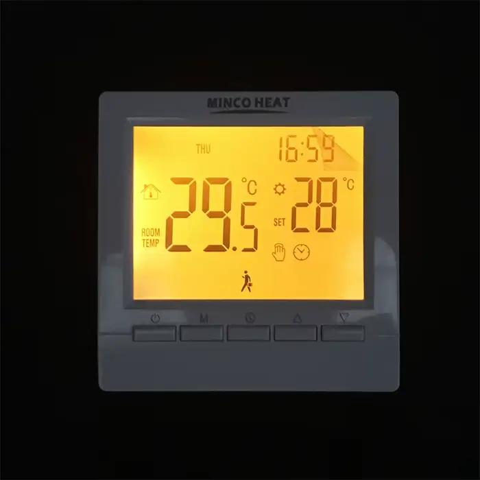 Régulateur de température de chauffage de chaudière à gaz Programmable, commande manuelle, Thermosta