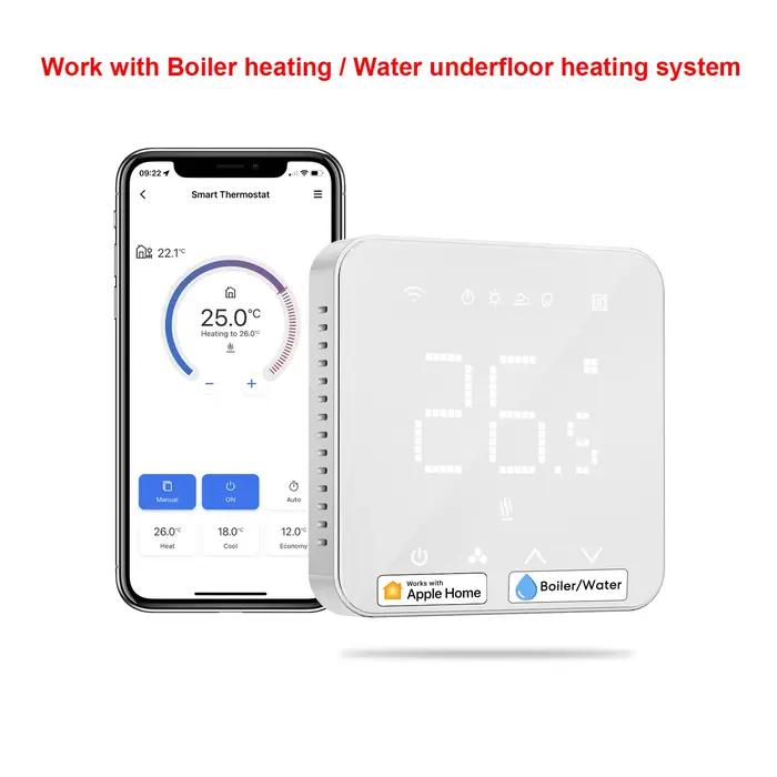Thermostat WiFi intelligent Meross pour système de chauffage électrique par le sol