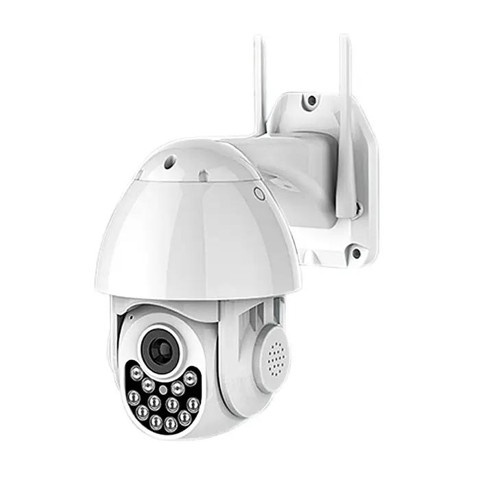 Caméra de sécurité extérieure Tuya 3MP PTZ Wifi avec vidéosurveillance Audio IP Compatible avec le système d'alarme intelligent PGST