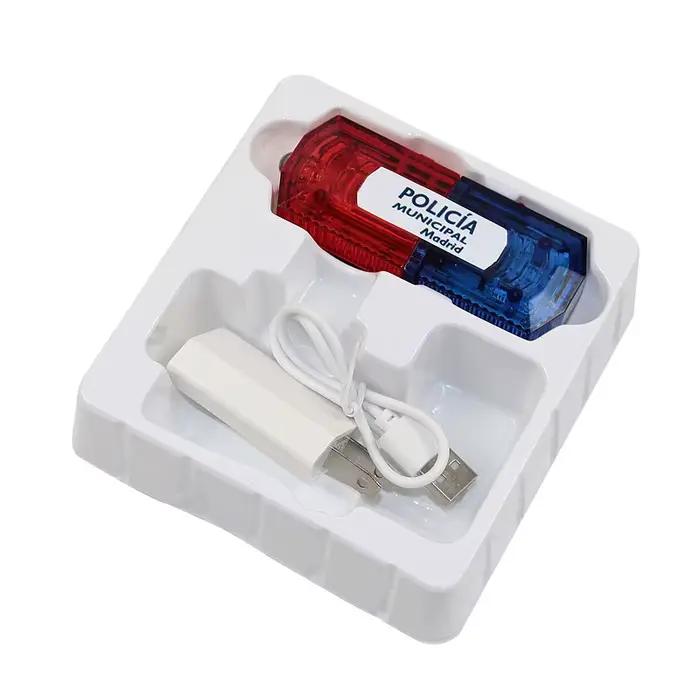 Lumière de Police Multicolore Clignotante avec Fonction de Sécurité et Personnalisation pour Adultes et Enfants Occasions de Sécurité et Loisirs