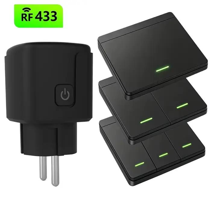 Prise de courant intelligente sans fil avec télécommande 220V 4000W 16A