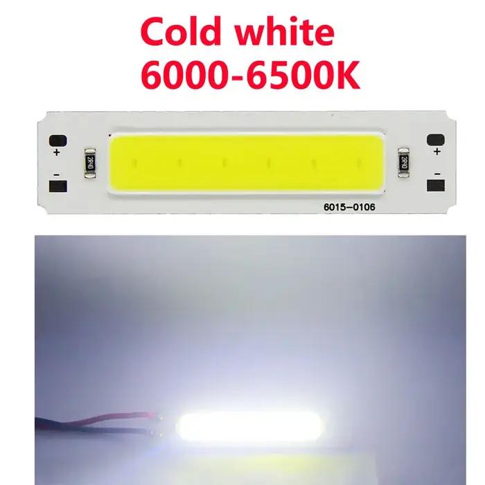 Ampoules LED SUMBULBS 5V COB 60x15mm Blanches Froides et Chaudes pour Jardin, Bricolage, Lampes de Bureau et Applications Professionnelles