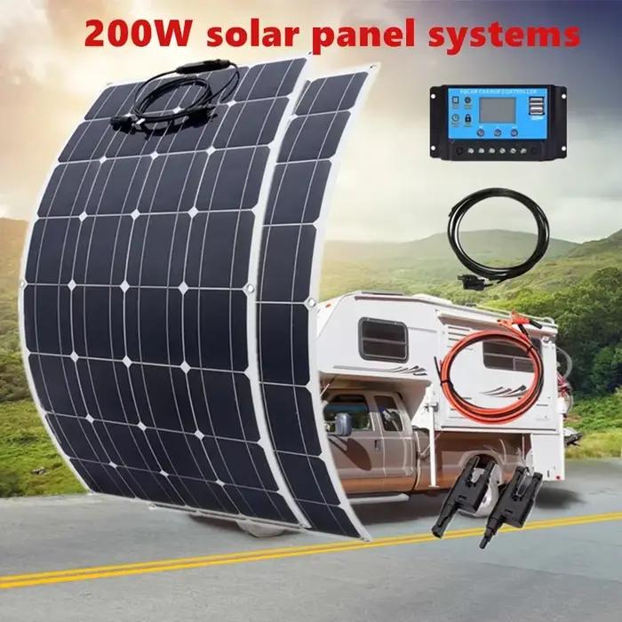 Panneau solaire Mono Flexible 200W 100W