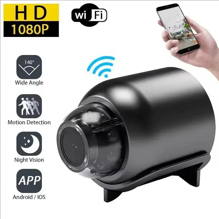 Mini Caméra X5 1080P Vision Nocturne Surveillance Sans Fil Détection de Mouvement Caméra de Qualité Supérieure Occasions Particulières Installation Facile