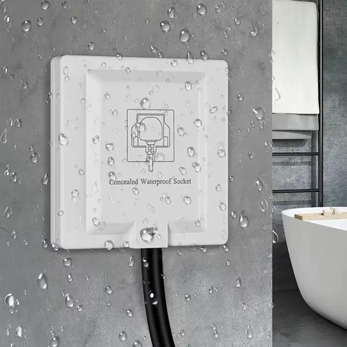 Prise encastrée pour salle de bain 13A