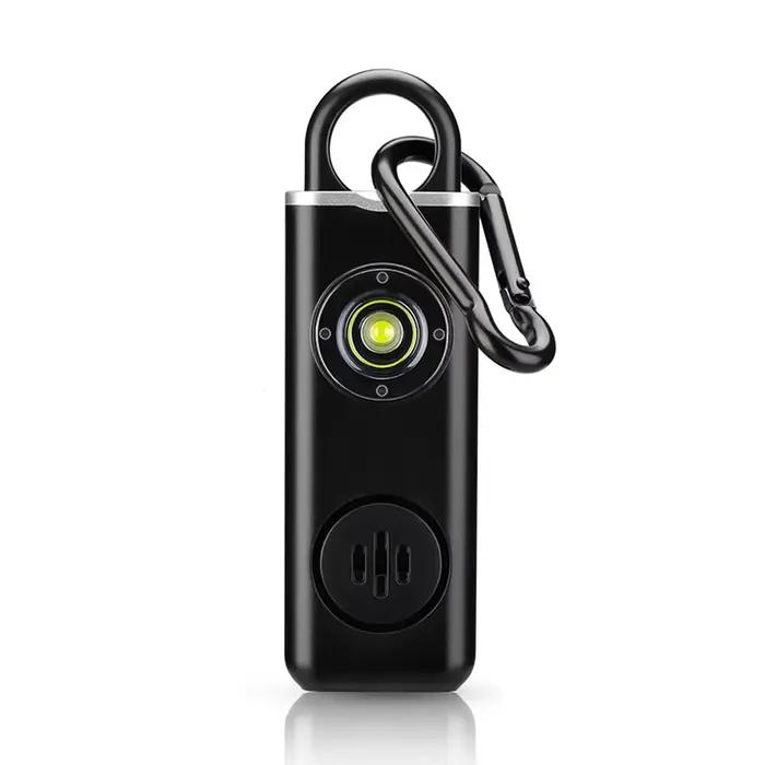 Sirène d'alarme personnelle Hollarm 130 dB, sirène stroboscopique, alarme d'autodéfense pour femmes,