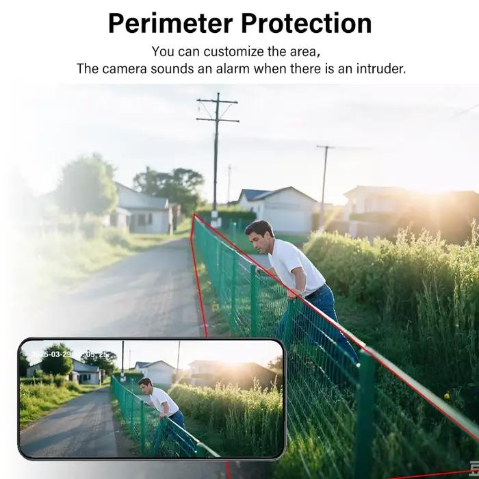 Caméra IP Dahua 4MP et 8MP Résistante aux Intempéries pour Surveillance Intérieure et Extérieure avec Détection Humaine IA et Alimentation PoE/12V