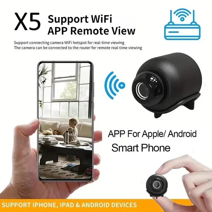 Mini caméra IP WiFi 1080P HD