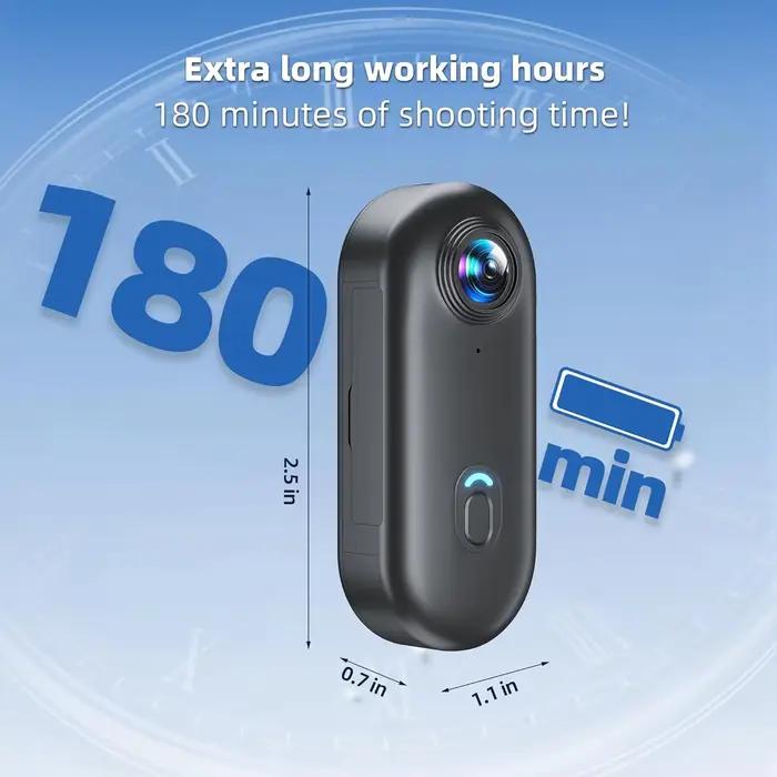 Mini caméra extérieure SKIG 4K FHD 1080P pour casque