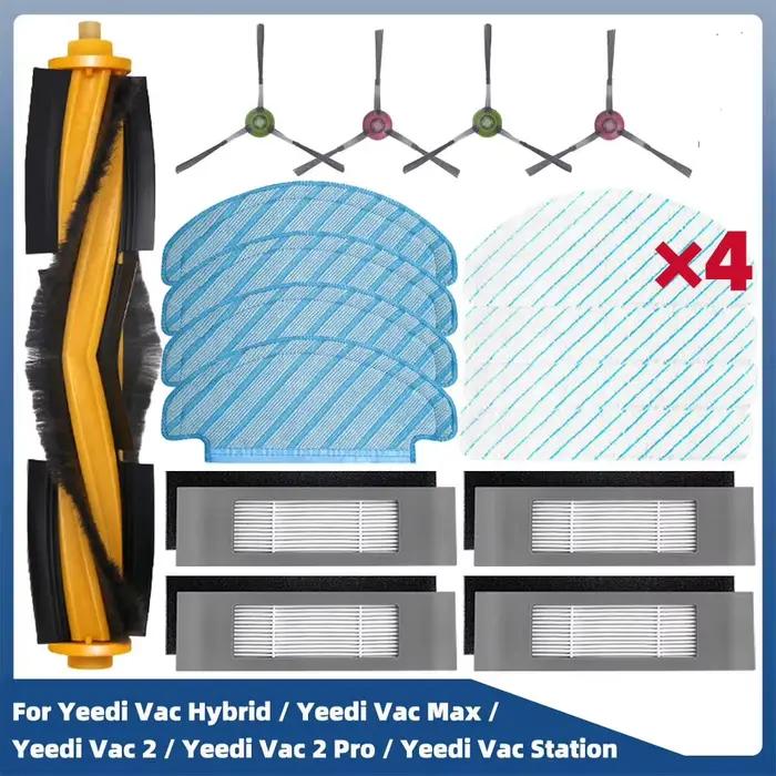Pièces de rechange pour aspirateur Robot Yeedi Vac hybride Vac Max Vac 2 Vac 2 Pro Vac Station, bros