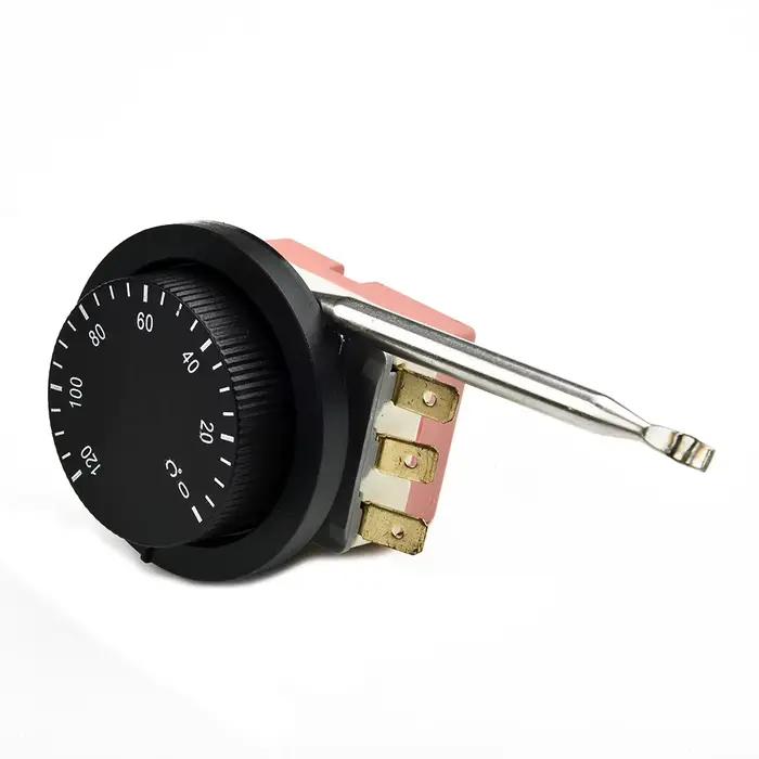 1x radiateur de commutateur de thermostat de ventilateur électrique 0 ℃ ~120 ℃ Accessoires de voiture de mastic de