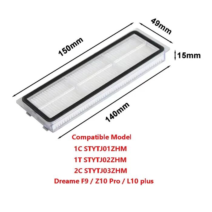 Pour Dreame bot Z10 Pro / L10 PLUS XiaoMi Mijia STYTJ05ZHM Robot à vide automatique filtre à brosse