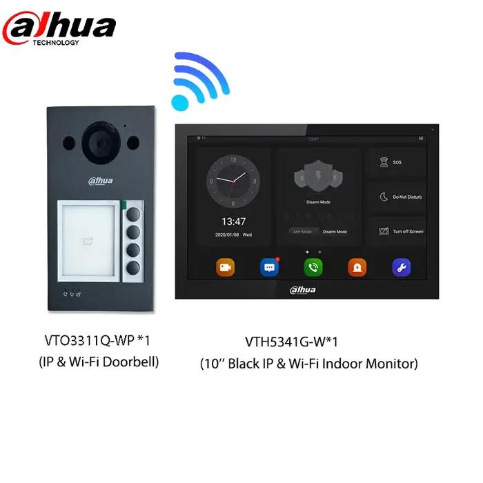 Station de porte de villa Dahua VTO3311Q-WP IP et Wi-Fi 2MP PoE H.265 avec vidéo bidirectionnelle IK08 & IP65