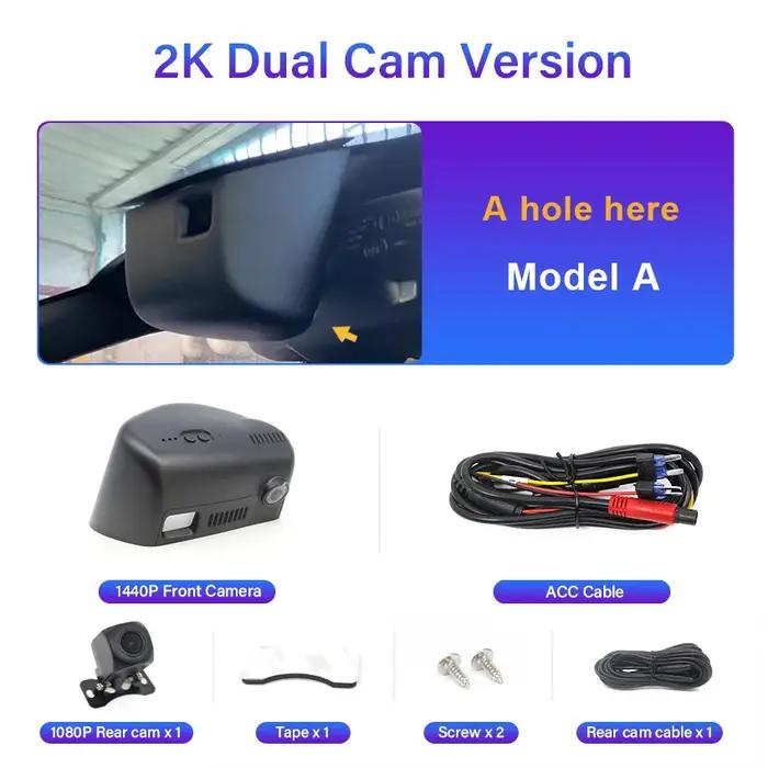 Caméra de tableau de bord pour Dodge Ram 1500 2500 3500 4500 (4e génération) 2013-2018/pour Challenger 2015-2023/pour