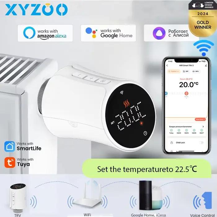 Vanne thermostatique intelligente Tuya TRV