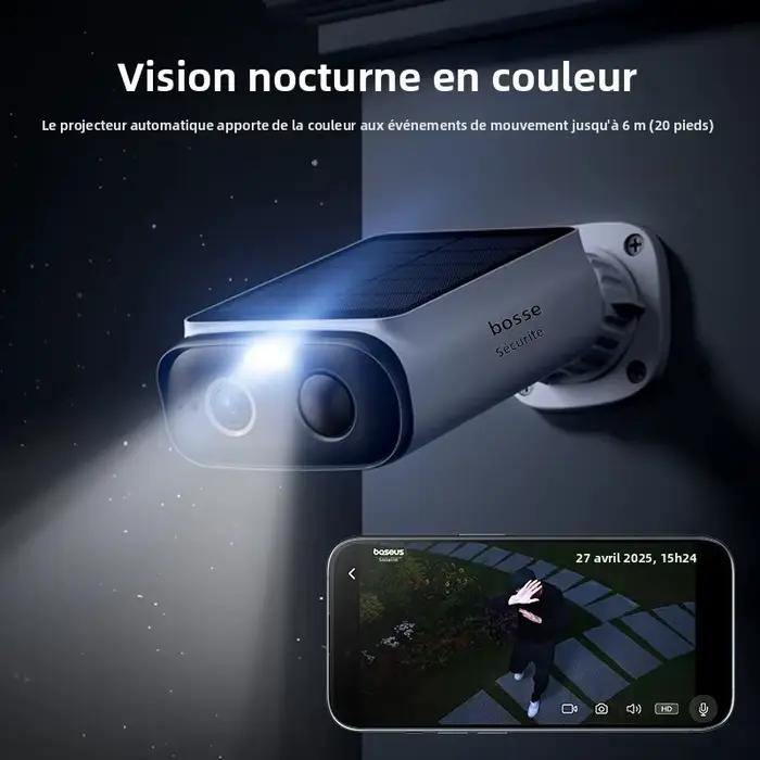 Baseus Security S1 Lite Caméra de sécurité solaire