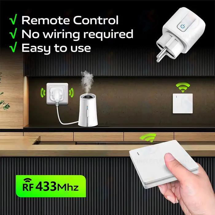 Maison intelligente télécommande sans fil prise interrupteur 16A EU FR