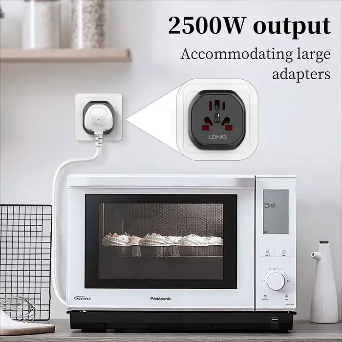 LDNIO corée adaptateur de prise ue 2500W