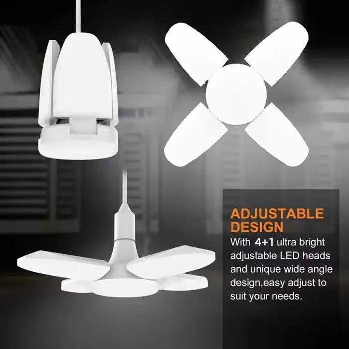 Ampoule LED pliable en forme d'éventail E27
