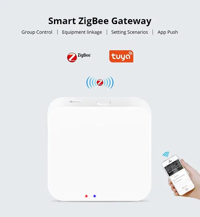 Tuya Zigbee 3.0 Hub passerelle maison intelligente pont sans fil application Smart Life télécommande dispositif d'automatisation fonctionne avec Alexa Google
