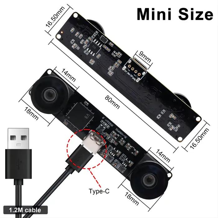 Module de caméra stéréo 3D 1200P