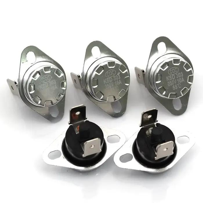 Thermostat à réinitialisation manuelle normalement fermé pour contrôle de la température intérieure avec choix de couleurs variées pour intérieur moderne et classique