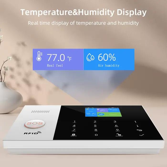 YAOSHENG sécurité-Protection TUYA système d'alarme maison intelligente 2G 433MHz WiFi GSM sans fil