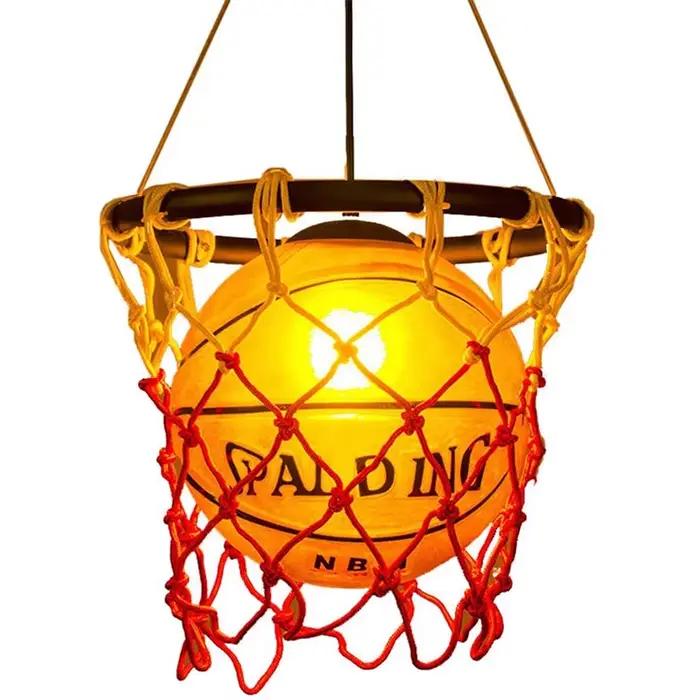 Led plafond lustre pendentif lampe suspendue allée lampe basket-ball Football luminaire pour la mate