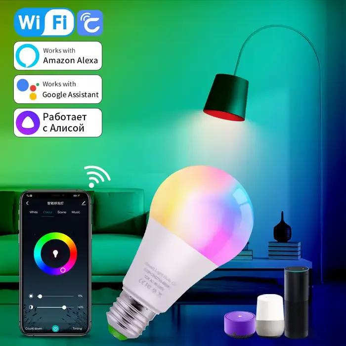 Cozylife WiFi ampoule intelligente E27 Led lumières ampoules RGB CW WW lampe