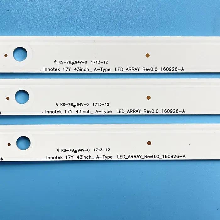 Bande de rétroéclairage LED, pour 43UJ635V 43UJ675V 43UK6300PLB 43UJ651V 43UJ634V 43UJ630V 43UJ561V