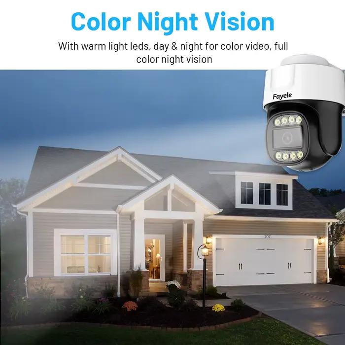 CCTV AHD 2MP PTZ caméra couleur Vision nocturne IR UTC TVI Coaxial Audio BNC