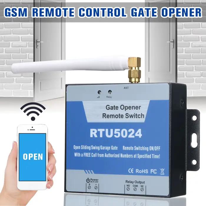 Ouvre-porte RTU5024 4G SMS alarme intelligente ouvre-porte avec reconnaissance d'identification télécommande WiFi vert armée pour maison sécurité confort occasionnels