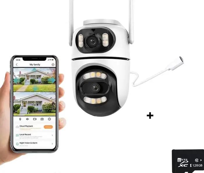Caméra PTZ WiFi 4K Uzoom avec application ICsee