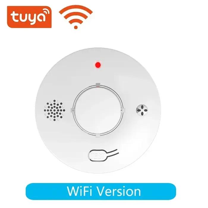 Tuya WiFi Zigbee détecteur de fumée Protection incendie